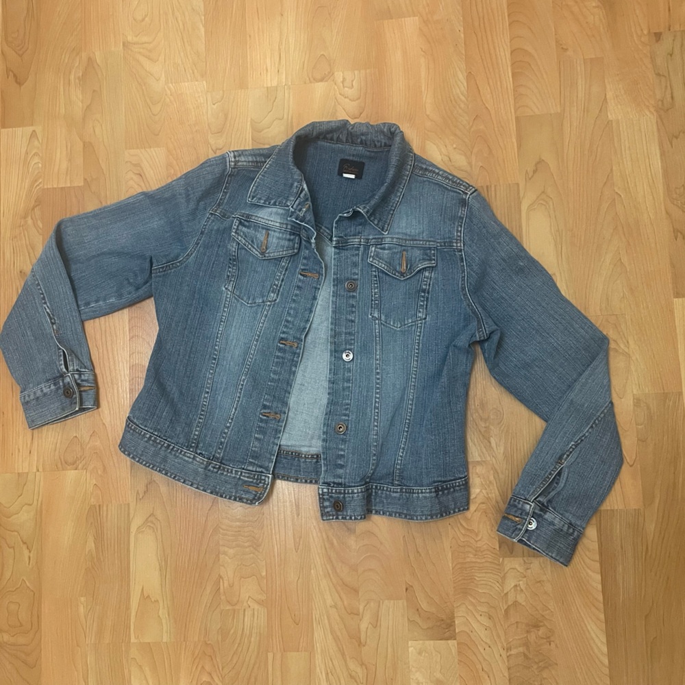 Rider Copper Collection Denim Jean Jacket Large